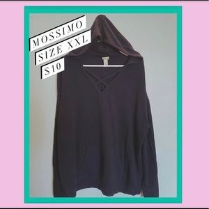 Black Hooded Sweatshirt
